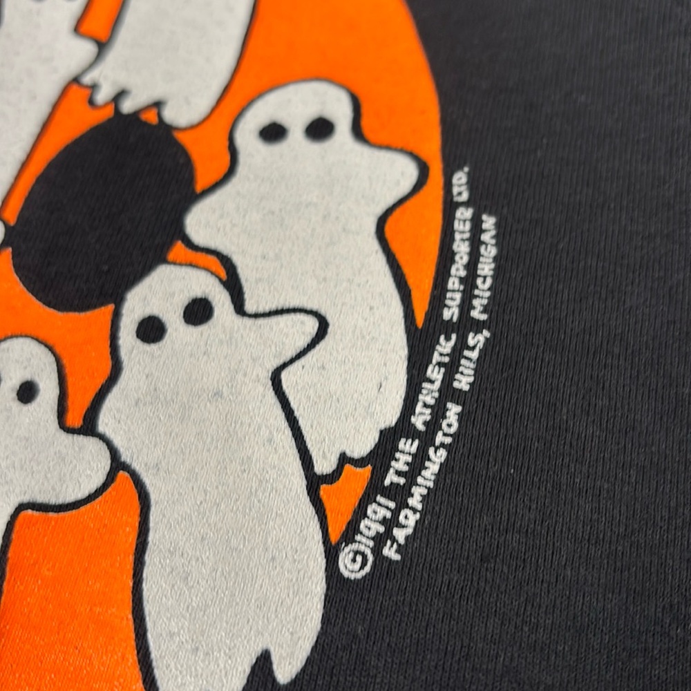 1991 Boo! Halloween Short Sleeve T-Shirt - Large - Vintage - Michigan Artist - Picture 8 of 8